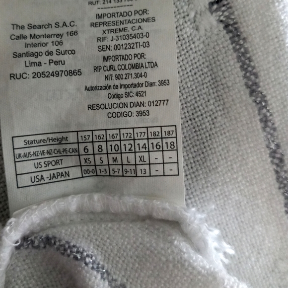 Rip Curl swimsuit coverup XS - Picture 4 of 7